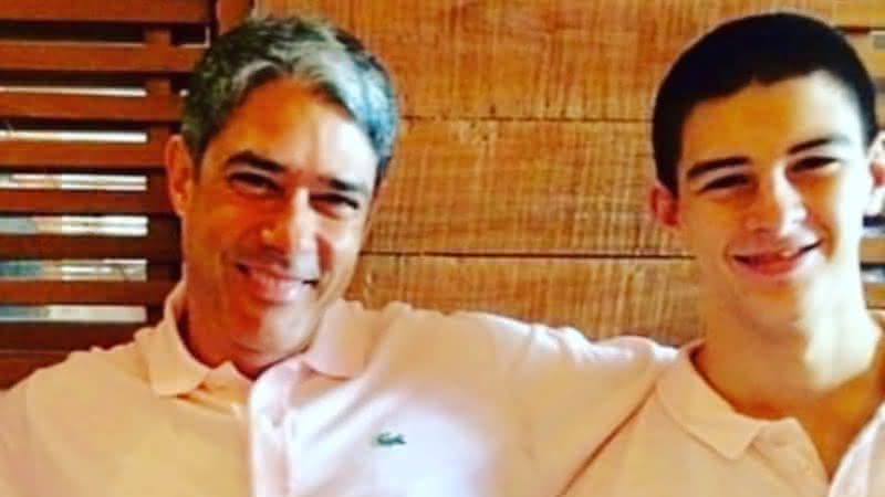 Filho de William Bonner sofre fraude envolvendo o auxílio emergencial e apresentador se pronuncia - Instagram