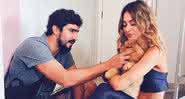 Em quarentena, Thaila Ayala faz exercício físico com cachorro no colo - Instagram