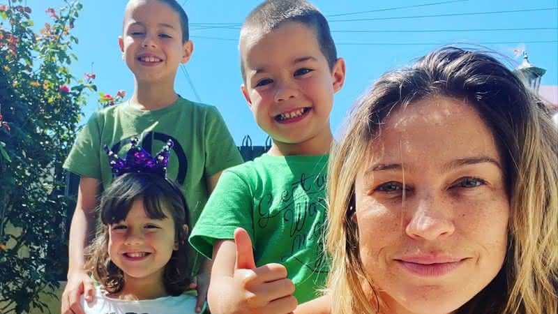 Luana Piovani sente falta dos filhos enquanto estão com Pedro Scooby - Instagram