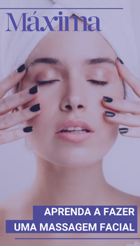 Aprenda a fazer uma massagem facial
