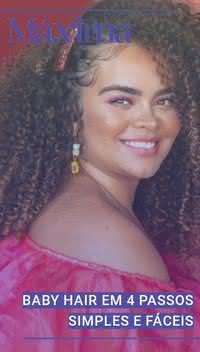 Baby hair em 4 passos simples e fáceis