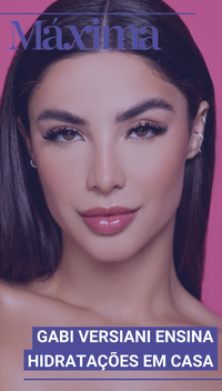 Gabi Versiani ensina hidratações em casa