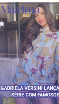 Gabriela Versini lança série com famosos