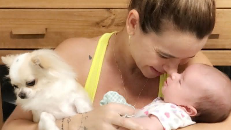 Dany Bananinha celebra dois meses da filha - Instagram