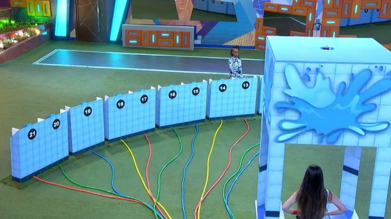 Direção do 'BBB21' esclareceu que a prova 'Bate e Volta' deste último domingo, 7, não teria como ser manipulada - Reprodução/Globoplay