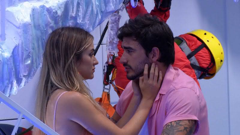 Gabi volta a perguntar para Guilherme sobre suposto envolvimento com Bianca - Globo