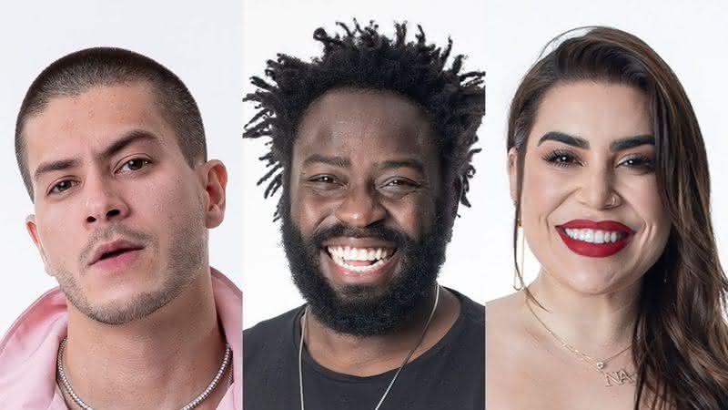 BBB 22: Arthur Aguiar, Douglas Silva e Naiara Azevedo estão no Paredão - Instagram