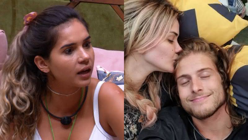 BBB20: Gizelly afirmou para Thelma que Marcela se afastou após começar a namorar Daniel - Globo