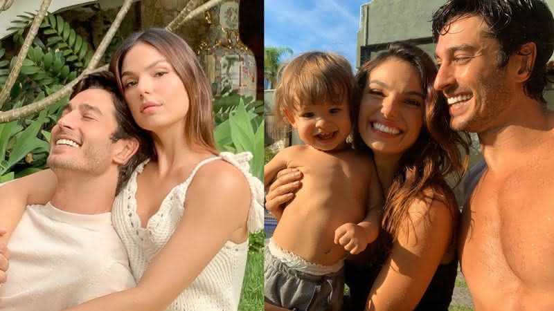 Isis Valverde posta foto com o marido e o filho - Instagram