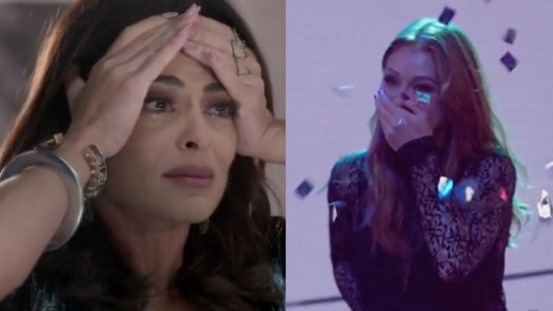 Carolina chora e se desespera com vitória de Eliza no concurso - TV Globo