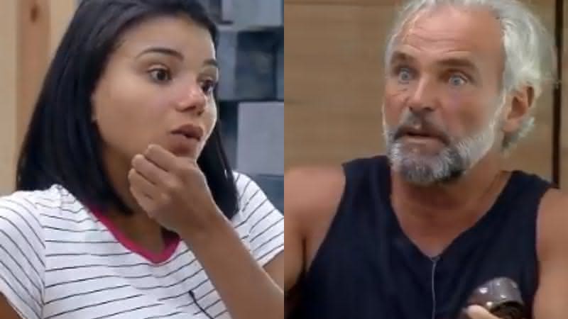 Jakelyne e Mateus discutiram após a roça - Twitter