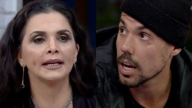 Lipe Ribeiro se irritou com Luiza Ambiel - Reprodução/PlayPlus