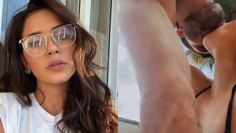 Gizelly Bicalho publicou vídeo dando selinho em suposto novo affair, Talles Gripp - Instagram