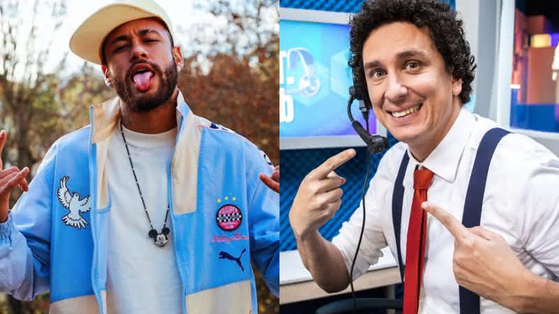 Neymar e Rafael Portugal brincaram sobre entrada do craque no 'BBB21' - Instagram