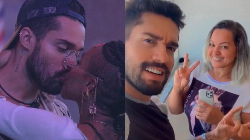 Mãe de Arcrebiano fez oração após selinho do filho com Karol Conká - Reprodução/Instagram