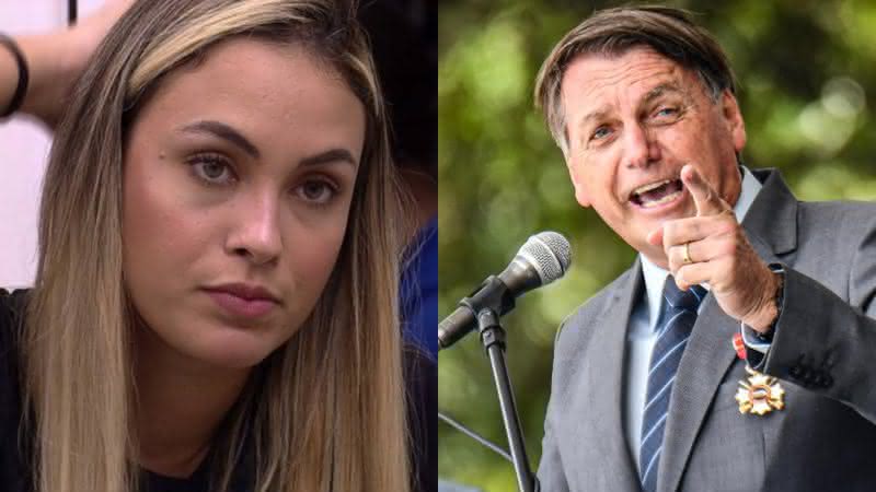 Sarah já seguiu Jair Bolsonaro nas redes sociais - Reprodução/TV Globo