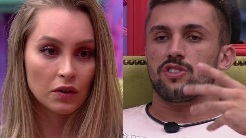 Arthur está cogitando se afastar de Carla Diaz caso não seja eliminado - Reprodução/Globoplay