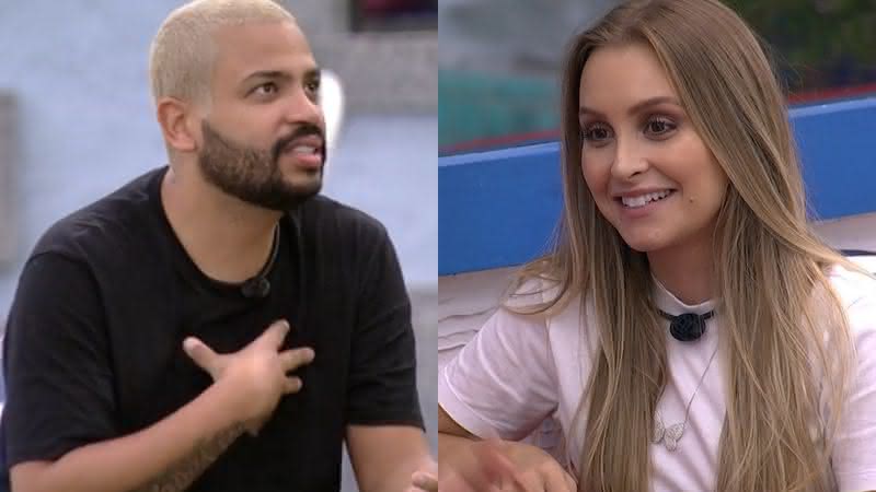 Projota e Carla Diaz falaram sobre Paredão falso - Reprodução/Globoplay