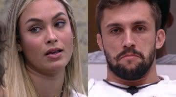 Sarah não considera Arthur no jogo - Reprodução/Globoplay