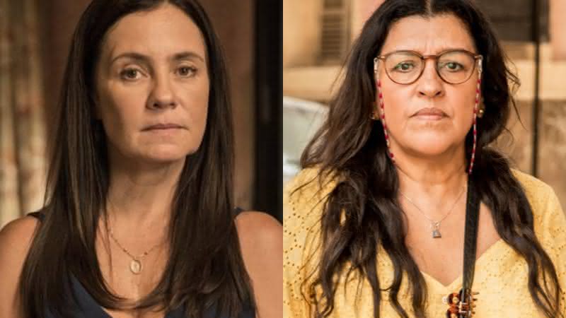 Thelma (Adriana Esteves) e Dona Lurdes (Regina Casé) - Reprodução/TV Globo