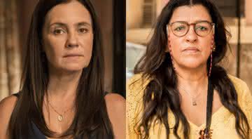 Thelma (Adriana Esteves) e Dona Lurdes (Regina Casé) - Reprodução/TV Globo