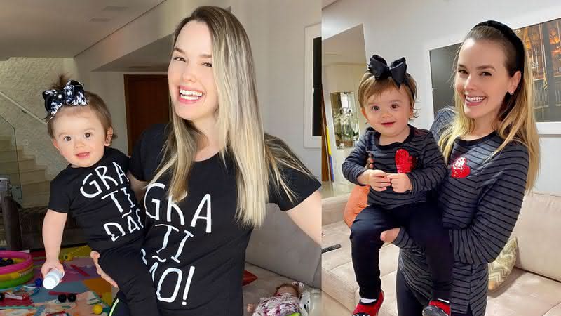 Em seu Instagram, Thaeme Mariôto compartilhou clique fofíssimo ao lado da filha, Liz, e se declarou - Instagram