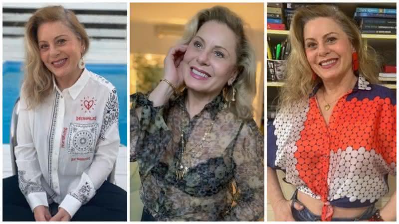 10 camisas estampadas que Vera Fischer usou nos últimos meses - Instagram