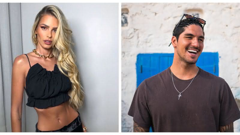 Yasmin Brunet e Gabriel Medina usam camisetas iguais - Instagram