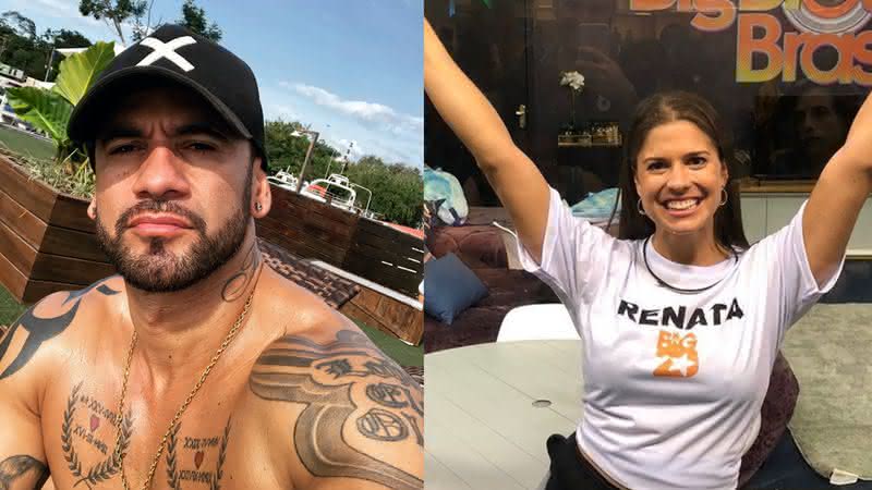 Hadson diz que é amigo da ex-casa de vidro Renata Furtado e ela nega - Instagram