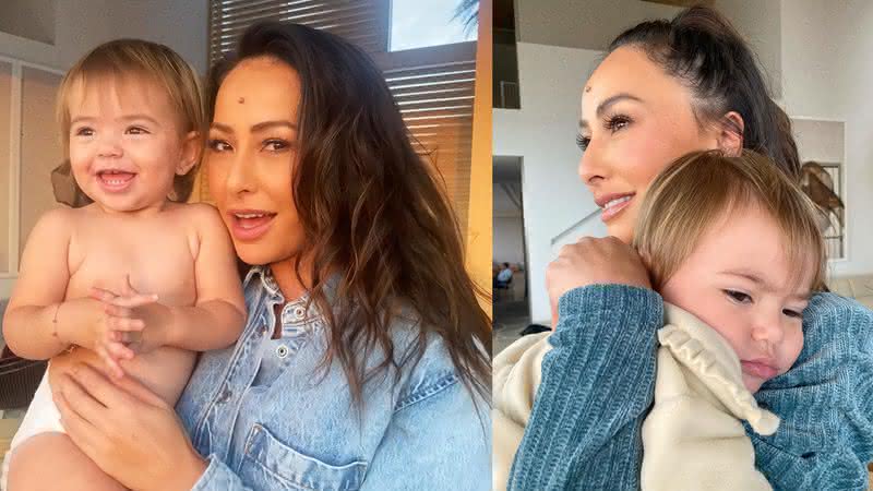 Nos Stories do Instagram, Sabrina Sato mostrou novo corte de cabelo da filha e do marido, Duda Nagle - Instagram