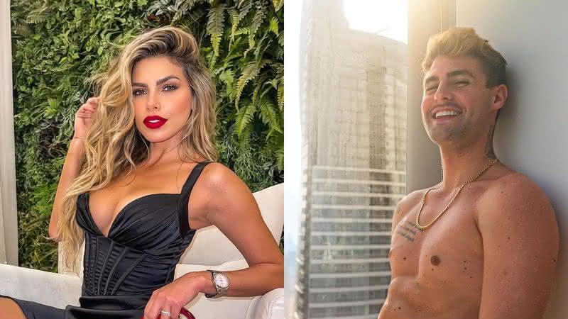 Erika Schneider e Rezende são flagrados aos beijos na festa de Flay - Instagram