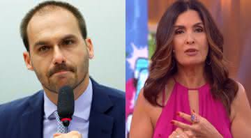 Eduardo Bolsonaro criticou Fátima Bernardes - Twitter