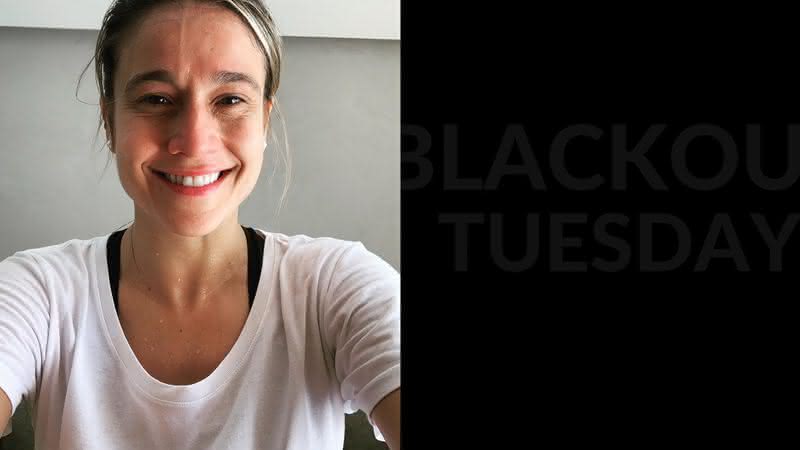 Fernanda Gentil adere a hashtag 'Blackout Tuesday' e explica o movimento - Instagram