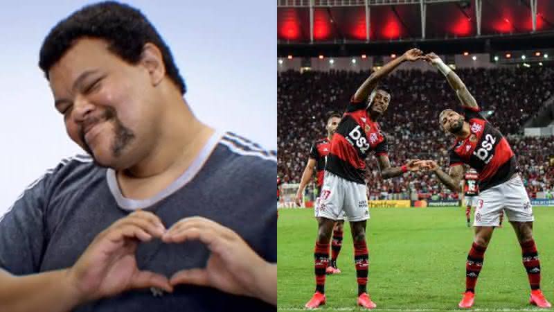 Babu Santana pediu para conhecer Ninho do Urubu e Flamengo convidou o ator - Globo