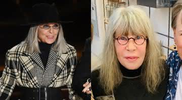 Diane Keaton é confundida com Rita Lee no 'Oscar 2020' - Instagram / Getty Images