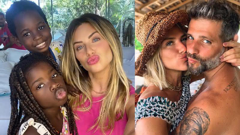 Em seu Instagram, Giovanna Ewbank compartilhou cliques fofos dos filhos, tirados por Bruno Gagliasso - Instagram