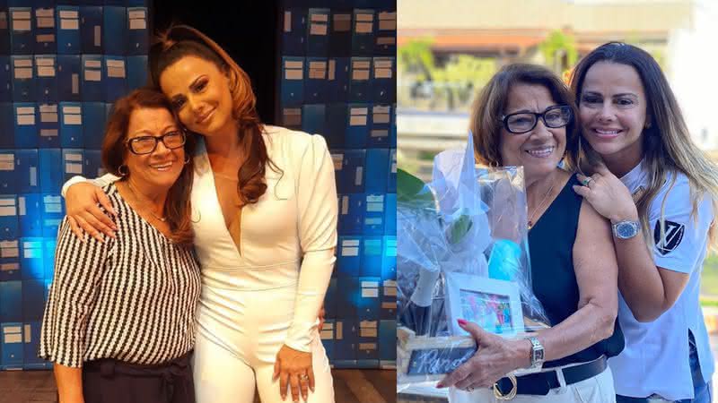 Em seu Instagram, Viviane Araujo compartilhou clique ao lado da mãe e comemorou o aniversário da matriarca - Instagram