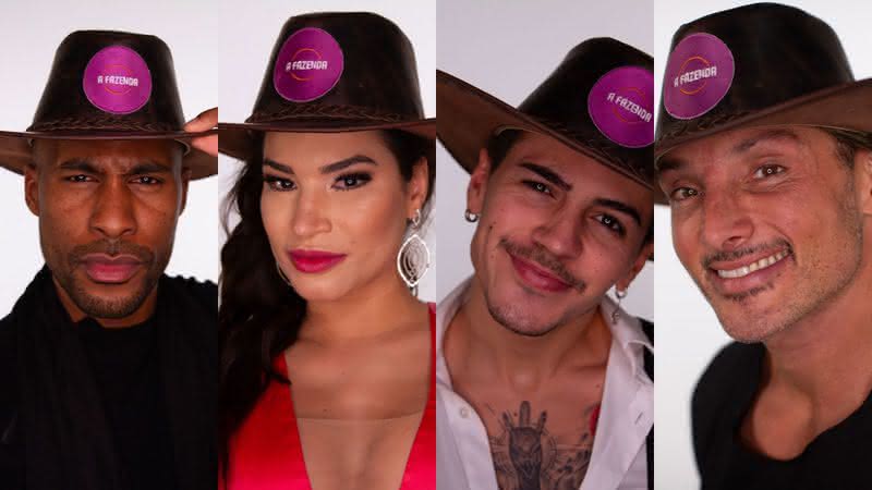 A Fazenda 12: MC Biel, Juliano Ceglia, Raissa Barbosa e Rodrigo Moraes estão na Roça - Instagram