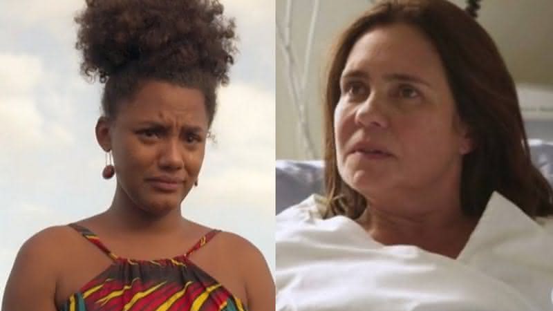 Amor de Mãe: Camila sofre na mão de Thelma, após nascimento do filho - TV Globo