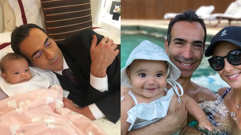 Cesar Tralli celebra o aniversário de São Paulo ao lado da filha - Instagram