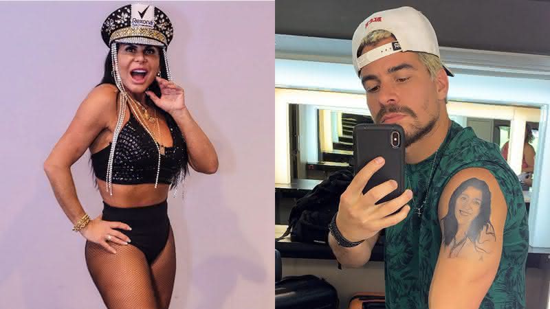 Thiago e Gretchen dançaram muito no Bloco da Anitta - Instagram