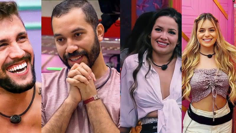 BBB21: Gilberto, Arthur, Juliette e Viih Tube causam confusão de informações na madrugada - Instagram