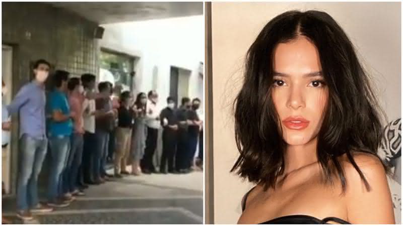 Bruna Marquezine lamenta protesto organizado por religiosos na frente de hospital - Twitter/ Instagram/ @Brunamarquezine