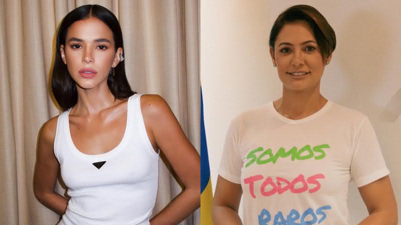 Bruna Marquezine reage após ser ofendida por Michelle Bolsonaro - Instagram