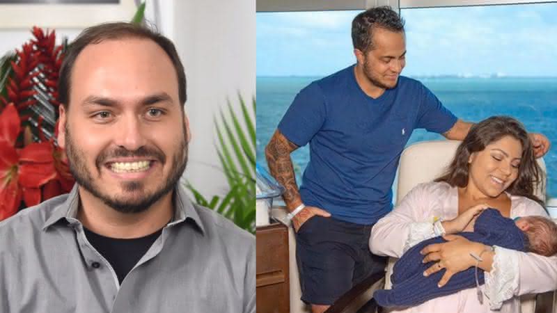 O filho de Jair Bolsonaro voltou a ironizar Thammy Miranda - Instagram