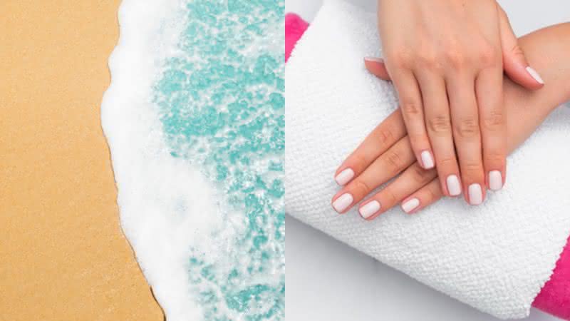 Confira as dicas para manter o esmalte na praia - Freepik