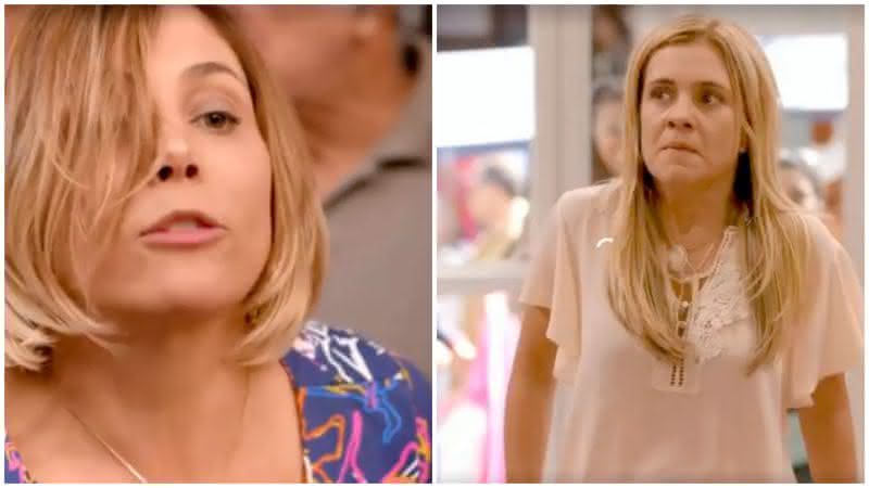 Heloisa Périssé e Adriana Esteves protagonizaram uma das cenas de maior sucesso na novela - TV Globo