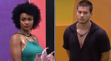 BBB22: Natália e Arthur Aguiar discutem pesado - Instagram