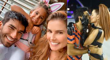 Em seu Instagram, Deborah Secco compartilhou clique fofo ao lado do marido e da filha - Instagram