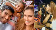 Em seu Instagram, Deborah Secco compartilhou clique fofo ao lado do marido e da filha - Instagram